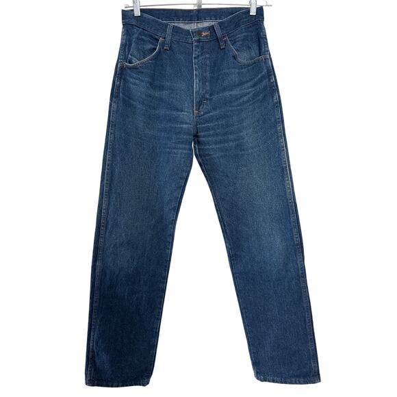 Vintage Y2K Rustler dark blue bootcut high waisted jeans waist 33X32 - Picture 1 of 15